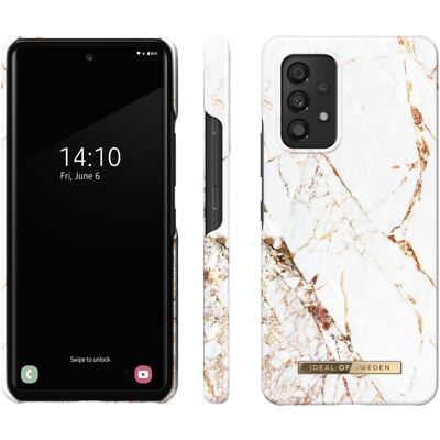 iDeal Of Sweden Étui mode Samsung Galaxy A53 5g Carrara Gold (Samsung Galaxy A53 5G), Coque pour téléphone portable, Or, Blanc iDeal Of Sweden Étui mode Samsung Galaxy A53 5g Carrara Gold (Samsung Galaxy A53 5G), Coque pour téléphone portable, Or, Blanc