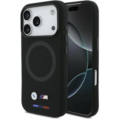 BMW M Silicon Logo MagSafe Case pour iPhone 17 Pro Black (Apple iPhone 17 Pro), Coque pour téléphone portable, Noir BMW M Silicon Logo MagSafe Case pour iPhone 17 Pro Black (Apple iPhone 17 Pro), Coque pour téléphone portable, Noir