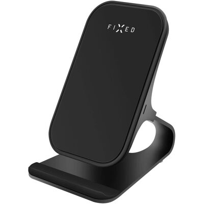 Support de charge sans fil FIXED - 15W rapide, Noir - Chargeur sans fil Support de charge sans fil FIXED - 15W rapide, Noir - Chargeur sans fil