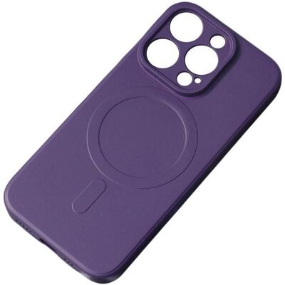 Hurtel Étui en silicone compatible MagSafe pour étui en silicone iPhone 15 Plus - Violet (Apple iPhone 15 Plus), Coque pour téléphone portable, Violet Hurtel Étui en silicone compatible MagSafe pour étui en silicone iPhone 15 Plus - Violet (Apple iPhone 15 Plus), Coque pour téléphone portable, Violet
