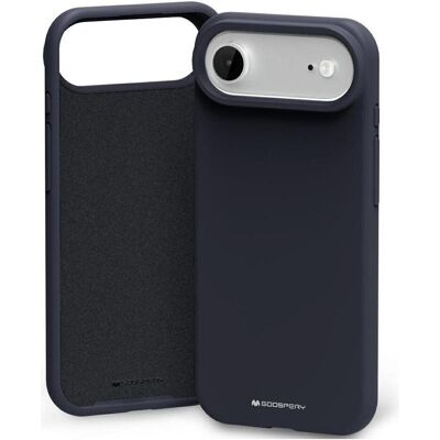 Mercury Silicone Case for iPhone 17 Air Navy Blue (Apple iPhone 17, Apple iPhone Air), Coque pour téléphone portable, Bleu Mercury Silicone Case for iPhone 17 Air Navy Blue (Apple iPhone 17, Apple iPhone Air), Coque pour téléphone portable, Bleu