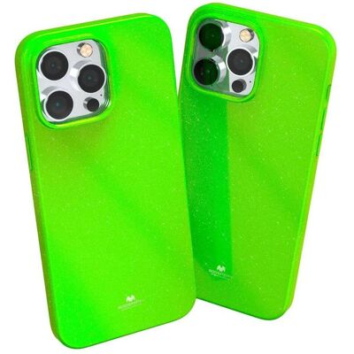 Mercury Jelly Case iPhone 14 Pro Max 6,7" limonkowy/lime (Apple iPhone 14 Pro Max), Coque pour téléphone portable, Vert Mercury Jelly Case iPhone 14 Pro Max 6,7" limonkowy/lime (Apple iPhone 14 Pro Max), Coque pour téléphone portable, Vert