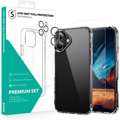 SiGN 360 Complete Protection Package for iPhone 17 (Apple iPhone 17), Coque pour téléphone portable SiGN 360 Complete Protection Package for iPhone 17 (Apple iPhone 17), Coque pour téléphone portable