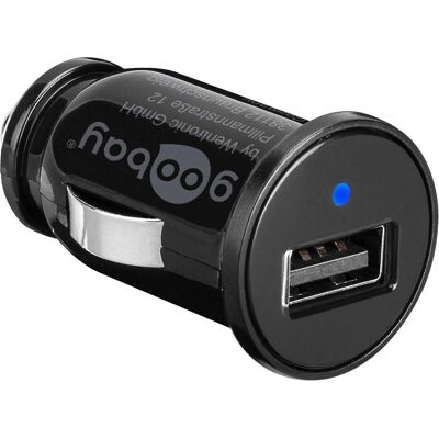 Goobay Chargeur de voiture 1xUSB, Adaptateur pour véhicule, Noir Goobay Chargeur de voiture 1xUSB, Adaptateur pour véhicule, Noir