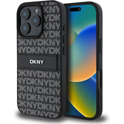 Coque DKNY pour iPhone 16 Pro Max - Motif rayé ton sur ton Coque DKNY pour iPhone 16 Pro Max - Motif rayé ton sur ton