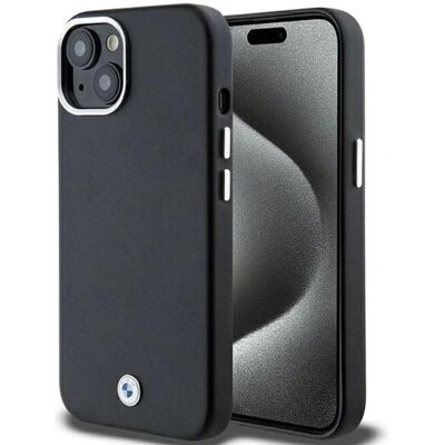 BMW BMHMP14S23PUFWK iPhone 14 / 15 / 13 6.1" czarny/black Signature Wrapped Metal MagSafe (Apple iPhone 14), Coque pour téléphone portable, Noir BMW BMHMP14S23PUFWK iPhone 14 / 15 / 13 6.1" czarny/black Signature Wrapped Metal MagSafe (Apple iPhone 14), Coque pour téléphone portable, Noir