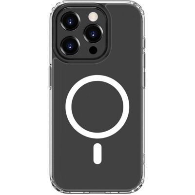 Connect Étui transparent pour iPhone 15 Pro Max avec MagSafe (Apple iPhone 15 Pro Max), Coque pour téléphone portable, Transparent Connect Étui transparent pour iPhone 15 Pro Max avec MagSafe (Apple iPhone 15 Pro Max), Coque pour téléphone portable, Transparent