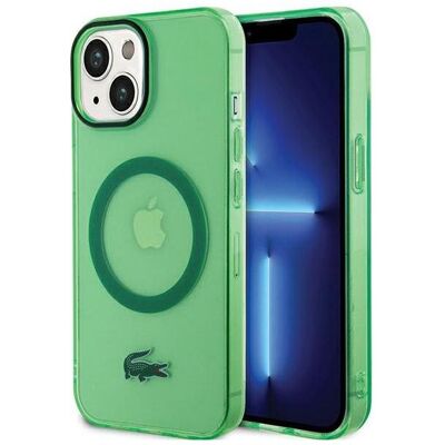 Lacoste LCHMP15MULON iPhone 15 Plus 6.7" zielony/green étui rigide transparent MagSafe (Apple iPhone 15 Plus), Coque pour téléphone portable, Transparent, Vert Lacoste LCHMP15MULON iPhone 15 Plus 6.7" zielony/green étui rigide transparent MagSafe (Apple iPhone 15 Plus), Coque pour téléphone portable, Transparent, Vert