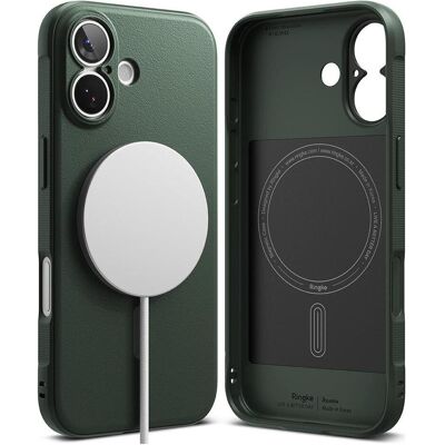 Ringke - Onyx MagSafe - iPhone 17 - Dark Green (Apple iPhone 17), Coque pour téléphone portable, Vert Ringke - Onyx MagSafe - iPhone 17 - Dark Green (Apple iPhone 17), Coque pour téléphone portable, Vert