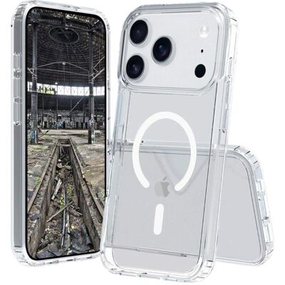 JT Berlin BackCase Pankow Clear MagSafe Apple iPhone 17 Pro transparent (11157) (Apple iPhone 17 Pro), Coque pour téléphone portable, Transparent JT Berlin BackCase Pankow Clear MagSafe Apple iPhone 17 Pro transparent (11157) (Apple iPhone 17 Pro), Coque pour téléphone portable, Transparent