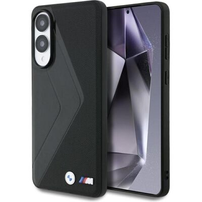 BMW Case Leather Oversized Stripes MagSafe for Samsung Galaxy S25 Edge black (Samsung Galaxy S25 Edge), Coque pour téléphone portable, Noir BMW Case Leather Oversized Stripes MagSafe for Samsung Galaxy S25 Edge black (Samsung Galaxy S25 Edge), Coque pour téléphone portable, Noir