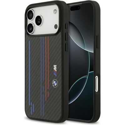 BMW Case M Kevlar Lines & Logo MagSafe for iPhone 17 Pro Max black (Apple iPhone 17 Pro Max), Coque pour téléphone portable, Noir BMW Case M Kevlar Lines & Logo MagSafe for iPhone 17 Pro Max black (Apple iPhone 17 Pro Max), Coque pour téléphone portable, Noir