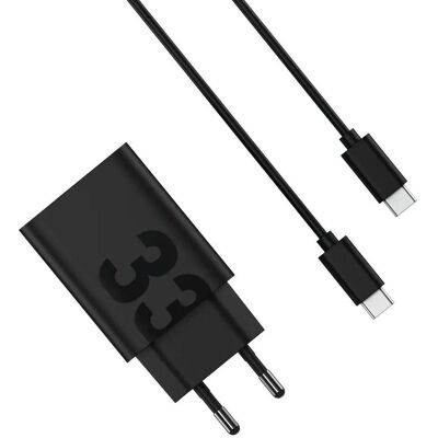Motorola TurboPower (33 W, 1 portion), Chargeur USB, Noir Motorola TurboPower (33 W, 1 portion), Chargeur USB, Noir