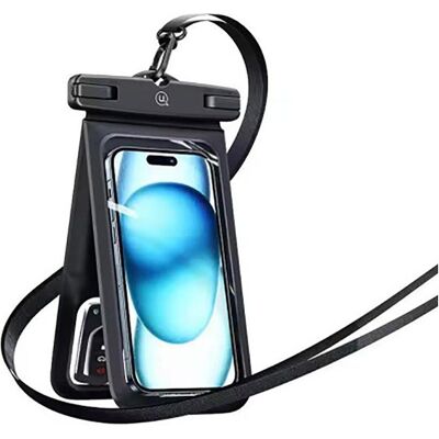 Usams Etui wodoodporne podwójne 6.7" IP68 czarny/black FSD1401 (YD014) (Universel), Coque pour téléphone portable, Noir Usams Etui wodoodporne podwójne 6.7" IP68 czarny/black FSD1401 (YD014) (Universel), Coque pour téléphone portable, Noir