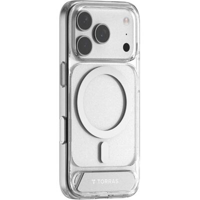 Torras Pstand Series (Apple iPhone 17 Pro Max), Coque pour téléphone portable, Transparent Torras Pstand Series (Apple iPhone 17 Pro Max), Coque pour téléphone portable, Transparent
