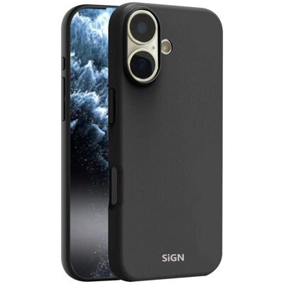 SiGN Liquid Silicone Case for iPhone 17 - Black (Apple iPhone 17), Coque pour téléphone portable, Noir SiGN Liquid Silicone Case for iPhone 17 - Black (Apple iPhone 17), Coque pour téléphone portable, Noir