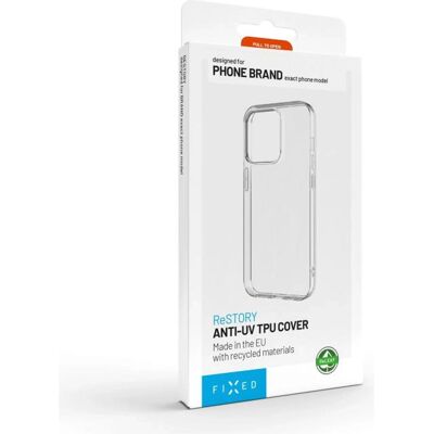Coque de Téléphone FIXED ReStory - Transparent Recyclé 360° Coque de Téléphone FIXED ReStory - Transparent Recyclé 360°