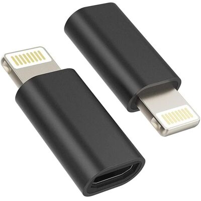 PowerGuard Adaptateur (Lightning, Micro USB), Adaptateur pour appareils mobiles, Noir PowerGuard Adaptateur (Lightning, Micro USB), Adaptateur pour appareils mobiles, Noir
