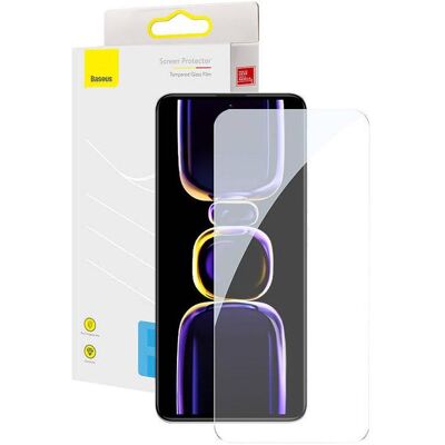 Baseus Protecteur d'écran en verre trempé pour Redmi K60/K60 Pro (Xiaomi Redmi K60 Ultra), Téléphone portable : film de protection, Transparent Baseus Protecteur d'écran en verre trempé pour Redmi K60/K60 Pro (Xiaomi Redmi K60 Ultra), Téléphone portable : film de protection, Transparent