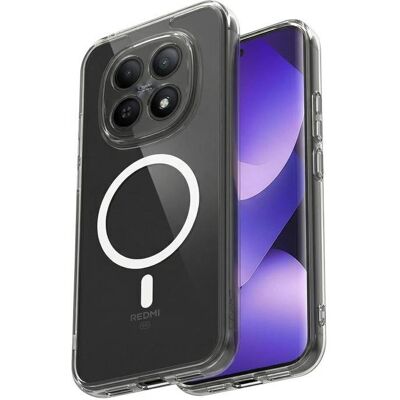 Crong Hybrid Clear Magnetic - Etui MagSafe Xiaomi Redmi Note 15 Pro+ (przezroczysty) (Xiaomi Redmi Note 15 Pro+), Coque pour téléphone portable, Transparent Crong Hybrid Clear Magnetic - Etui MagSafe Xiaomi Redmi Note 15 Pro+ (przezroczysty) (Xiaomi Redmi Note 15 Pro+), Coque pour téléphone portable, Transparent