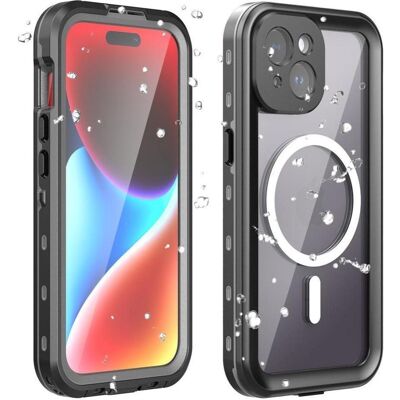 OEM Étui universel pour sport Étui pour iPhone 15 Shellbox DOT étanche compatible MagSafe noir (Apple iPhone 15), Coque pour téléphone portable, Noir OEM Étui universel pour sport Étui pour iPhone 15 Shellbox DOT étanche compatible MagSafe noir (Apple iPhone 15), Coque pour téléphone portable, Noir