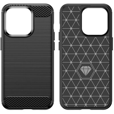 Hurtel Coque Carbon Case pour iPhone 14 Pro Max, coque arrière en gel flexible, bleu (Apple iPhone 14 Pro Max), Coque pour téléphone portable, Bleu Hurtel Coque Carbon Case pour iPhone 14 Pro Max, coque arrière en gel flexible, bleu (Apple iPhone 14 Pro Max), Coque pour téléphone portable, Bleu