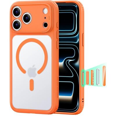 ESR - Classic Hybrid HaloLock - iPhone 18 Pro Max / iPhone 17 Pro Max - Orange givré (Apple iPhone 17 Pro Max), Coque pour téléphone portable, Orange ESR - Classic Hybrid HaloLock - iPhone 18 Pro Max / iPhone 17 Pro Max - Orange givré (Apple iPhone 17 Pro Max), Coque pour téléphone portable, Orange