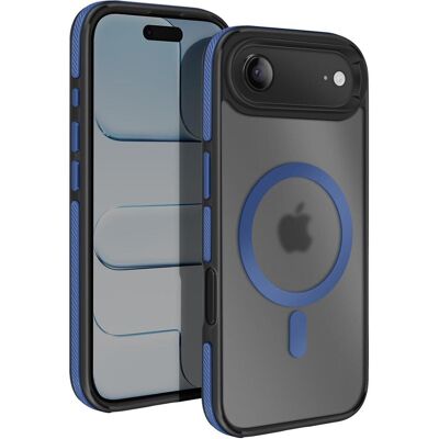 OEM Back panel cover Case NEO for IPHONE 17 Air compatible with MagSafe blue (Apple iPhone 17), Coque pour téléphone portable, Bleu, Transparent OEM Back panel cover Case NEO for IPHONE 17 Air compatible with MagSafe blue (Apple iPhone 17), Coque pour téléphone portable, Bleu, Transparent