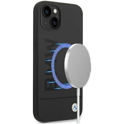 BMW Étui BMHMP14MSLBLBK iPhone 14 Plus 6,7" czarny/black hardcase Silicone Signature Logo Magsafe (Apple iPhone 14 Plus), Coque pour téléphone portable, Noir BMW Étui BMHMP14MSLBLBK iPhone 14 Plus 6,7" czarny/black hardcase Silicone Signature Logo Magsafe (Apple iPhone 14 Plus), Coque pour téléphone portable, Noir
