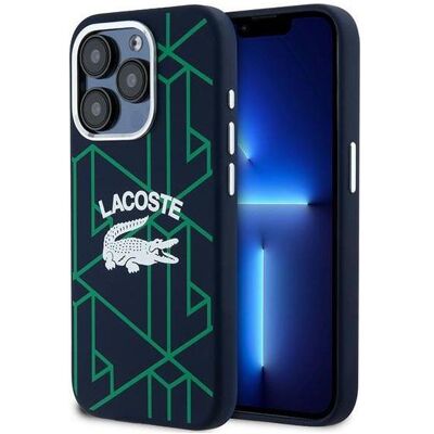 Lacoste LCHMP15LSBIV iPhone 15 Pro 6.1" granatowy/blue étui rigide en silicone Monogram Vintage Logo MagSa (Apple iPhone 15 Pro), Coque pour téléphone portable, Rouge, Bleu Lacoste LCHMP15LSBIV iPhone 15 Pro 6.1" granatowy/blue étui rigide en silicone Monogram Vintage Logo MagSa (Apple iPhone 15 Pro), Coque pour téléphone portable, Rouge, Bleu