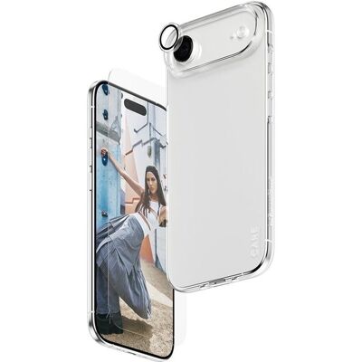 PanzerGlass SAFE. CARE 3-in-1 Fashionable Combo Bundle iPhone 17 Air (1 pcs, Apple iPhone Air), Téléphone portable : film de protection, Transparent PanzerGlass SAFE. CARE 3-in-1 Fashionable Combo Bundle iPhone 17 Air (1 pcs, Apple iPhone Air), Téléphone portable : film de protection, Transparent
