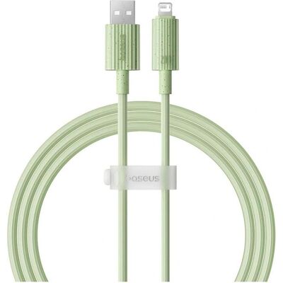 Baseus Câble USB-A vers Lightning Habitat, 18W, 2.4A, 2m, Vert (2 m, 18 W), Câble USB Baseus Câble USB-A vers Lightning Habitat, 18W, 2.4A, 2m, Vert (2 m, 18 W), Câble USB