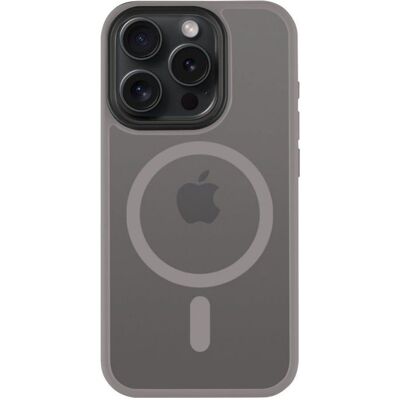 Tactical MagForce Hyperstealth Cover pour iPhone 15 Pro Light Grey (Apple iPhone 15 Pro), Coque pour téléphone portable, Gris Tactical MagForce Hyperstealth Cover pour iPhone 15 Pro Light Grey (Apple iPhone 15 Pro), Coque pour téléphone portable, Gris