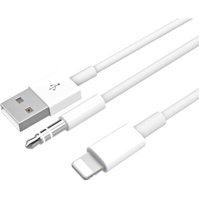 Adaptateur AUX PowerGuard pour iPhone - Audio et Charge - Son de Voiture Adaptateur AUX PowerGuard pour iPhone - Audio et Charge - Son de Voiture