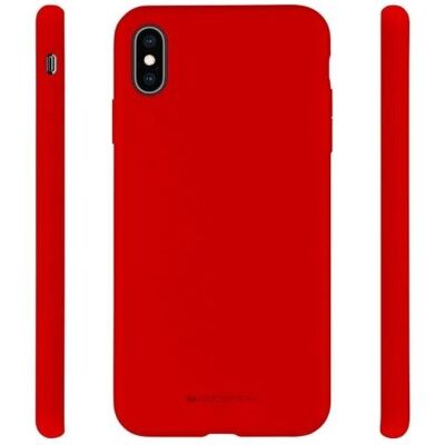 Mercury Silicone iPhone 13 Pro Max 6,7" czerwony/red (Apple iPhone 13 Pro Max), Coque pour téléphone portable, Rouge Mercury Silicone iPhone 13 Pro Max 6,7" czerwony/red (Apple iPhone 13 Pro Max), Coque pour téléphone portable, Rouge