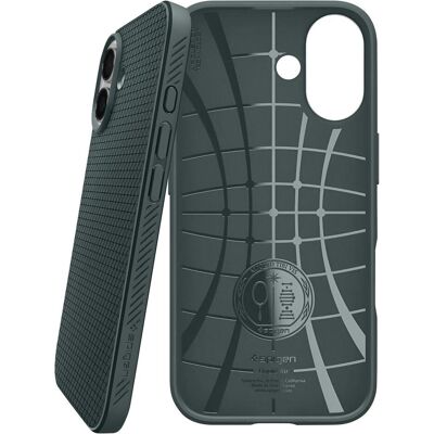 Spigen - Liquid Air - iPhone 17 - Abyss Green (Apple iPhone 17), Coque pour téléphone portable, Vert Spigen - Liquid Air - iPhone 17 - Abyss Green (Apple iPhone 17), Coque pour téléphone portable, Vert
