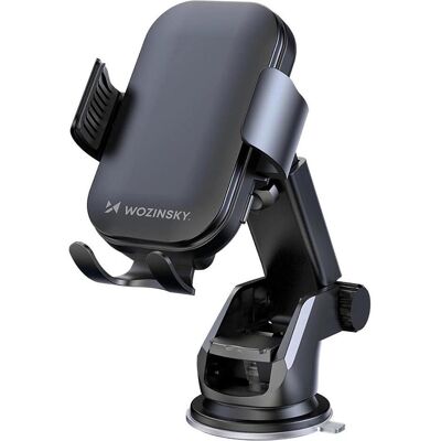 Wozinsky Support voiture WUMID avec chargeur inductif 15W pour tableau de bord - noir, Support pour smartphone, Noir Wozinsky Support voiture WUMID avec chargeur inductif 15W pour tableau de bord - noir, Support pour smartphone, Noir