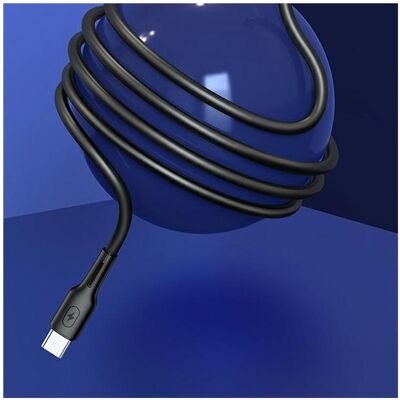 Usams U43 Câble de charge rapide USB-C vers lightning 30W, Noir (1.20 m, 30 W), Câble USB Usams U43 Câble de charge rapide USB-C vers lightning 30W, Noir (1.20 m, 30 W), Câble USB