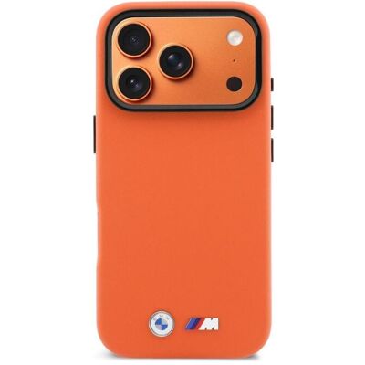 BMW Case M Metal Logo MagSafe for iPhone 17 Pro orange (Apple iPhone 17 Pro), Coque pour téléphone portable, Orange BMW Case M Metal Logo MagSafe for iPhone 17 Pro orange (Apple iPhone 17 Pro), Coque pour téléphone portable, Orange