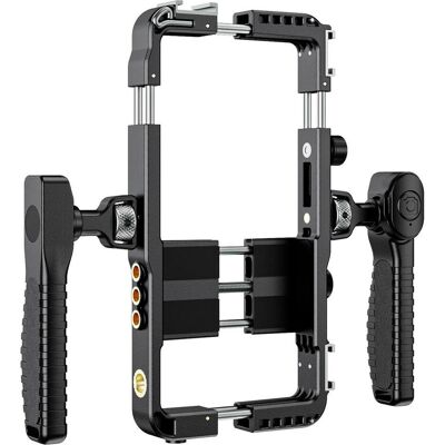 4smarts Universelles Smartphone-Video-Rig, Téléphone portable : accessoires, Noir 4smarts Universelles Smartphone-Video-Rig, Téléphone portable : accessoires, Noir