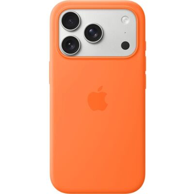 Silicone Case with MagSafe (Apple iPhone 17 Pro), Coque pour téléphone portable, Orange Silicone Case with MagSafe (Apple iPhone 17 Pro), Coque pour téléphone portable, Orange
