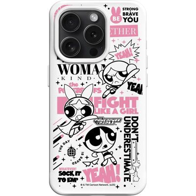 RhinoShield iPhone 15 Pro - Coque SolidX – Édition « Fight Like a Girl » des Powerpuff Girls (Apple iPhone 15 Pro), Coque pour téléphone portable, Blanc RhinoShield iPhone 15 Pro - Coque SolidX – Édition « Fight Like a Girl » des Powerpuff Girls (Apple iPhone 15 Pro), Coque pour téléphone portable, Blanc