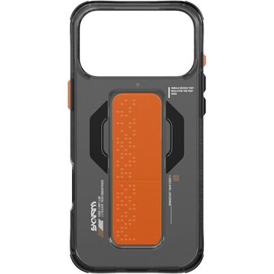 Skinarma Haxa Case for iPhone 17 Pro Max Magnetic Charging + Grip Stand Graphite (Apple iPhone 17 Pro Max), Coque pour téléphone portable, Gris Skinarma Haxa Case for iPhone 17 Pro Max Magnetic Charging + Grip Stand Graphite (Apple iPhone 17 Pro Max), Coque pour téléphone portable, Gris