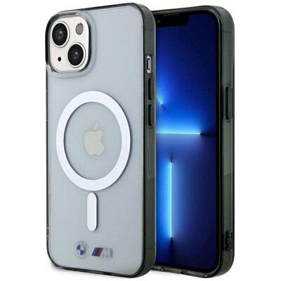 BMW Anneau en Argent MagSafe - Coque Transparente pour iPhone 14 BMW Anneau en Argent MagSafe - Coque Transparente pour iPhone 14