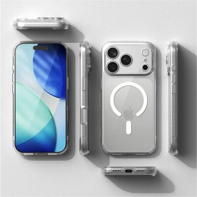Ringke Fusion Magnetic Magsafe (Apple iPhone 17 Pro Max), Coque pour téléphone portable, Transparent Ringke Fusion Magnetic Magsafe (Apple iPhone 17 Pro Max), Coque pour téléphone portable, Transparent