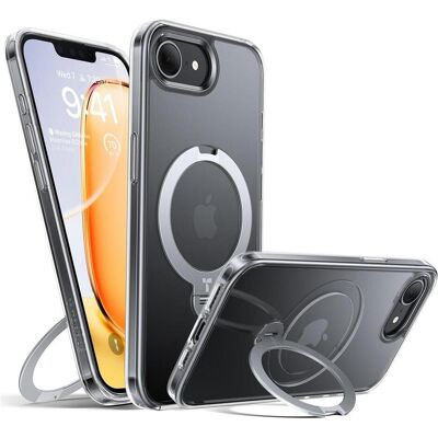 Torras Ostand 360° Spin (Apple iPhone 16e, Apple iPhone 17e), Coque pour téléphone portable, Transparent Torras Ostand 360° Spin (Apple iPhone 16e, Apple iPhone 17e), Coque pour téléphone portable, Transparent
