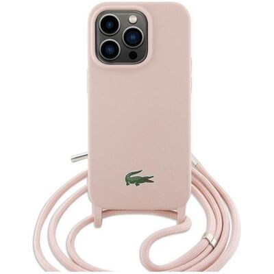 Lacoste LCHCP15XSCCRLP iPhone 15 Pro Max 6.7" jasnoróżowy/light pink hardcase Cordon de silicone (Apple iPhone 15 Pro Max), Coque pour téléphone portable, Pink Lacoste LCHCP15XSCCRLP iPhone 15 Pro Max 6.7" jasnoróżowy/light pink hardcase Cordon de silicone (Apple iPhone 15 Pro Max), Coque pour téléphone portable, Pink