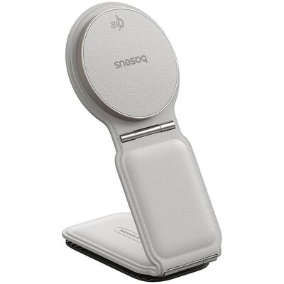 Baseus PrimeTrip C02 Support magnétique pour voiture avec chargement sans fil blanc, Support pour smartphone, Blanc Baseus PrimeTrip C02 Support magnétique pour voiture avec chargement sans fil blanc, Support pour smartphone, Blanc