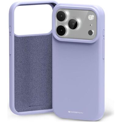 Mercury Etui Silicone do iPhone 17 Pro lawendowa szarość (Apple iPhone 17 Pro), Coque pour téléphone portable, Violet, Gris Mercury Etui Silicone do iPhone 17 Pro lawendowa szarość (Apple iPhone 17 Pro), Coque pour téléphone portable, Violet, Gris