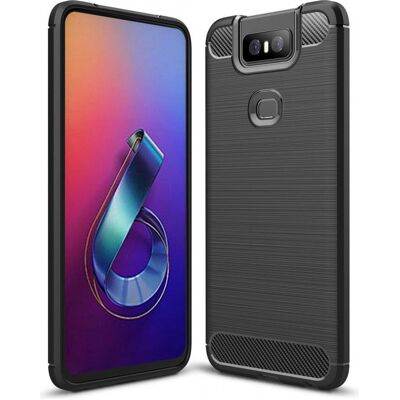 Screenguard Asus ZenFone 6 Housse Carbon Brushed Soft TPU (Asus Zenfone 6), Coque pour téléphone portable, Noir Screenguard Asus ZenFone 6 Housse Carbon Brushed Soft TPU (Asus Zenfone 6), Coque pour téléphone portable, Noir